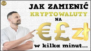 Jak zamienić kryptowalutę na zł euro funt i wypłacić na konto w banku⁉️🧐 poradnik 2021 [upl. by Illyes784]