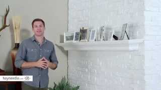 Belham Living Palmer Fireplace Mantel Shelf  Product Review Video [upl. by Kcirdneked]