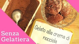 Gelato alla crema di nocciole senza GELATIERA  Ricette Estive [upl. by Hermes141]