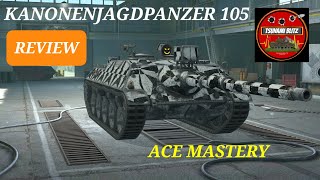 Kanonenjagdpanzer 105 Review  WoT Blitz [upl. by Anisirhc]