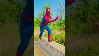 Spider man Help boy 😂 funny spider video  comedy video funnyvideos comedy shorts [upl. by Akilak]