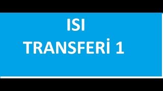 ISI TRANSFERİ I SORU ÇÖZÜMÜ 2 HEAT TRANSFER [upl. by Maril19]