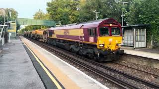 66066  66096 6N60 Hoo Junction Up Yard to Polegate  Nutfield Surrey 17th June 2024 [upl. by Sancha]