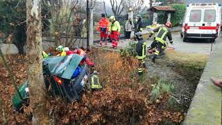 Incidente mortale lungo la strada che collega la Collina a Chivasso [upl. by Bastian671]