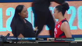 Condensed Game Washington Mystics Defeat New York Liberty [upl. by Atalante]