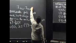 Lecture 11 The Poisson distribution  Statistics 110 [upl. by Letnom]