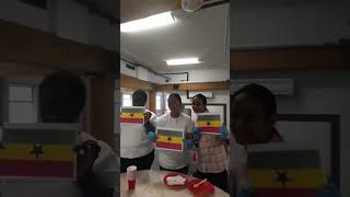 Ghanaian Jollof Rice at Trade Show In CCTB Vancouver Canada  Walking Tour 4K [upl. by Rabaj]