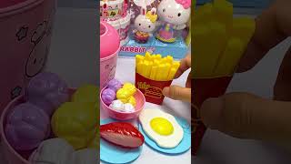 Satisfying Unboxing amp Review of Miniature Kitchen Set Toys  ASMR Cooking Video No Music [upl. by Maples443]