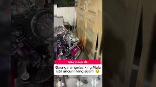 Gara gara ngurusin motor Mulu di omelin istri funnyvideo king [upl. by Menell555]