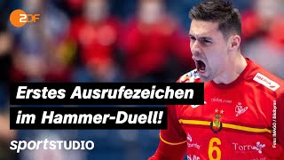 Spanien – Schweden Highlights  HandballEM 2022  sportstudio [upl. by Hujsak]