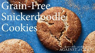 GrainFree Snickerdoodle Cookie Recipe  Danielle Walker [upl. by Acinomad]