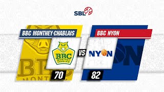 BBC MontheyChablais vs BBC Nyon  Game Highlights [upl. by Annwahsal122]