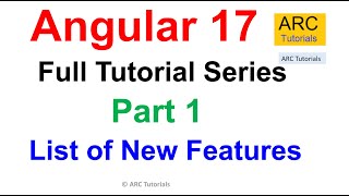 Angular 17 Tutorial 1  New Features  Angular 17 Tutorial For Beginners [upl. by Nollahs230]