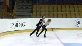 2015 ISU Jr Grand Prix  Torun Pairs Short Program Chloe CURTIN  Steven ADCOCK GBR [upl. by Yrotciv]