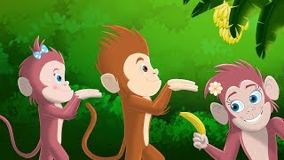 Monkey Dance Song by FunForKidsTV  Nursery Rhymes [upl. by Offen12]