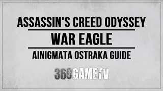 Assassins Creed Odyssey War Eagle Ainigmata Ostraka Location  Solution Attika [upl. by Leanard]