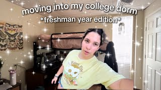 COLLEGE MOVEIN DAY  DORM TOUR [upl. by Treblih]