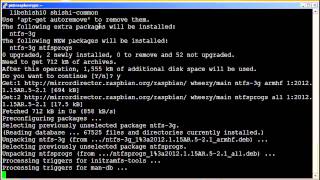 Raspberry Pi Enabling full read write support for NTFS [upl. by Llekram]