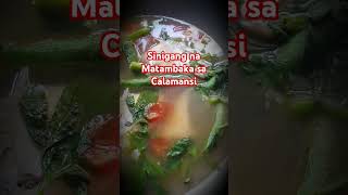 Sinigang na Matambaka sa Calamansi yummyfood pinoyfood [upl. by Owena420]