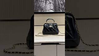 CC Top Handle Mini Bag Black AS4958 minibag leatherbag luxurybrands fashiontrends shortsviral [upl. by Suhcnip814]