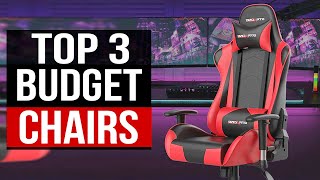 TOP 3 Best Budget Gaming Chair 2024 [upl. by Yesac]