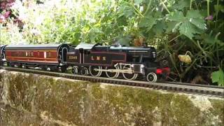 Electric O Gauge Trains Running In The Garden  July 2011  B [upl. by Delcina928]