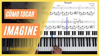 Cómo tocar quotIMAGINEquot de John Lennon en el piano 🎹  Tutorial completo🚀 [upl. by Irehj666]