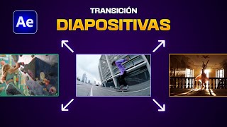 TRANSICIÓN de DIAPOSITIVAS elegante en After Effects [upl. by Franciska]