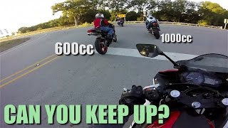 300cc Bike Keeping Up with the Big Boys  Yamaha R3 [upl. by Akiehs]