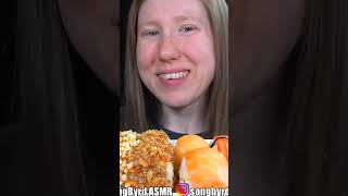 ASMR SUSHI PLATTER MUKBANG shorts [upl. by Ahtamas]