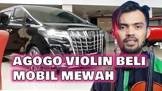 SIANG TADI AGOGO VIOLIN BEI MOBIL HASIL KONTEN YOUTUBE [upl. by Yelir735]