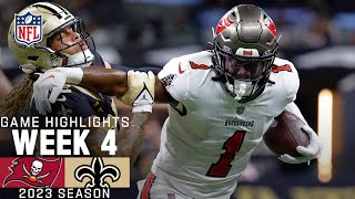 Tampa Bay Buccaneers vs New Orleans Saints  2023 Week 4 Game Highlights [upl. by Latsryc]