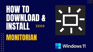 How to Download and Install Monitorian For Windows [upl. by Boleyn]