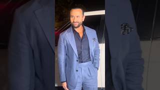 Saif Ali Khan success party of devara In Mumbai saifalikhan [upl. by Egdamlat]