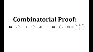 Combinatorial Proof 1n2n13n2…n12n1 [upl. by Hollyanne596]