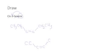 Cis amp Trans Isomers of Alkenes [upl. by Gertrudis]