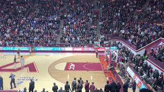 Cassell Coliseum errupts as Virginia Tech upsets Duke [upl. by Inhsor]