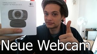 Neue Webcam Logitech C615  Schönes Bild  FullHD Deutsch by Paxis [upl. by Einial426]