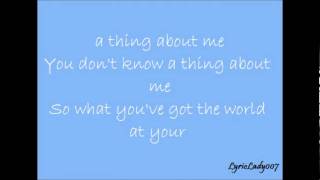 Mr Know It All  Kelly Clarkson lyrics [upl. by Arreic]