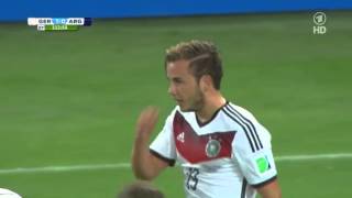 Mario Götze WM 2014 Finale Tor [upl. by Yecniuq]