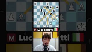 SACRIFICIO di DONNA BRILLANTE chess scacchi [upl. by Pacorro]