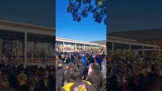 Grambling homecoming parade Rayville High School Band [upl. by Sialac]