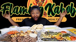 FLAMING KABOB MEDITERRANEAN GRILL  FOOD REVIEW [upl. by Anderson]