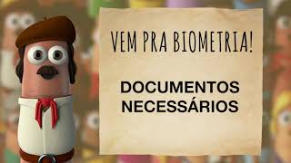 Biometria  Que documentos você precisa levar [upl. by Ecyar186]