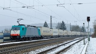 Führerstandsmitfahrt quotGeislinger Steigequot Ulm  Stuttgart  Kornwestheim Rbf mit BR 186 [upl. by Aman]