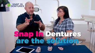 Lori Ann amp Dr German Snap in Dentures to the rescue [upl. by Yekram395]