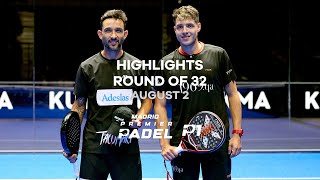 Madrid Premier Padel P1  Highlights Day 2 [upl. by Annoyk14]