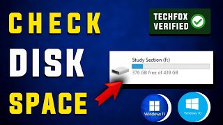 How to Check Disk Space in Windows  Full Guide [upl. by Lindblad]