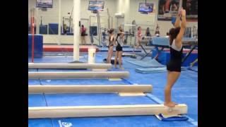 Katelyn Ohashi  Twist on beam  September 2014 [upl. by Darill]