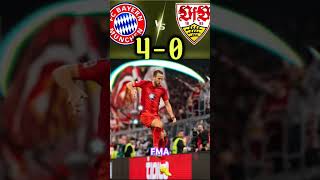 Bayern Munich vs Vfb Stuttgart 40 HighlightsKane HatTrick Goal❤️🤩shorts football bundesliga [upl. by Lanrev642]